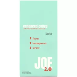 Adaptogen Enhanced Coffee Grounds with Natural Herbs & Aminos - Medium Roast (11 Oz.)