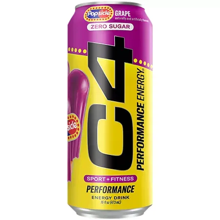C4 Performance Energy Drink – Carbonated – Grape Popsicle C4 Performance Energy Drink – Carbonated – Grape Popsicle