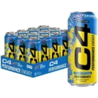 C4 Performance Energy Drink – Carbonated – Jolly Rancher Blue Raspberry