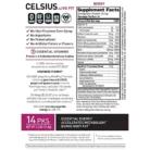 Celsius Energy Powder Drink Mix - Berry
