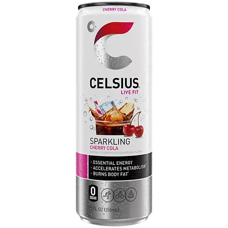 Celsius Live Fit Sparkling Energy Drink - No Sugar - Cherry Cola Celsius Live Fit Sparkling Energy Drink - No Sugar - Cherry Cola