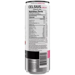 Celsius Live Fit Sparkling Energy Drink - No Sugar - Cherry Cola