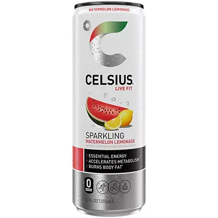 Celsius Live Fit Sparkling Energy Drink - No Sugar - Watermelon Lemonade Celsius Live Fit Sparkling Energy Drink - No Sugar - Watermelon Lemonade