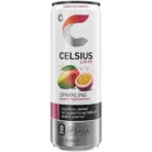 Celsius Sparkling Energy Drink - No Sugar or Preservatives - Mango Passionfruit