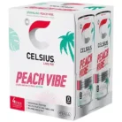 Celsius Sparkling Energy Drink - No Sugar or Preservatives - Peach Vibe