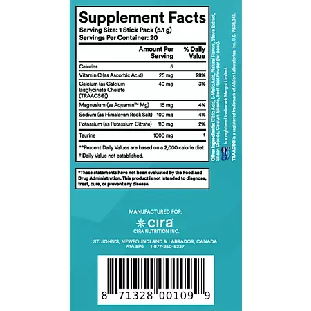 Cira Hydrate On-The-Go Hydration Electrolytes - Peach Mango (20 Stick Packs) 1 Cira Hydrate On-The-Go Hydration Electrolytes - Peach Mango (20 Stick Packs)
