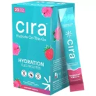 Cira Hydrate On-The-Go Hydration Electrolytes - Raspberry Hibiscus (20 Stick Packs)