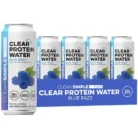 Clear Protein Water - 20g Grass-Fed Whey Protein - Blue Razz (16 Fl Oz. / 12 Drinks)