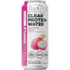 Clear Protein Water - 20g Grass-Fed Whey Protein - Dragon Fruit (16 Fl Oz. / 12 Drinks)