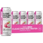 Clear Protein Water - 20g Grass-Fed Whey Protein - Dragon Fruit (16 Fl Oz. / 12 Drinks)