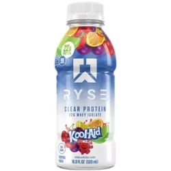 Clear Whey Protein Drink - 22g Whey Isolate - Kool-Aid Tropical Punch (16.9 Fl Oz. / 12 Drinks)