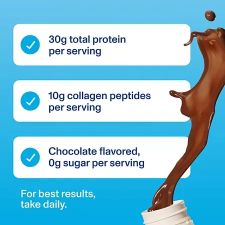 Collagen & Protein Shake - 30g Protein - Chocolate 7 Collagen & Protein Shake - 30g Protein - Chocolate