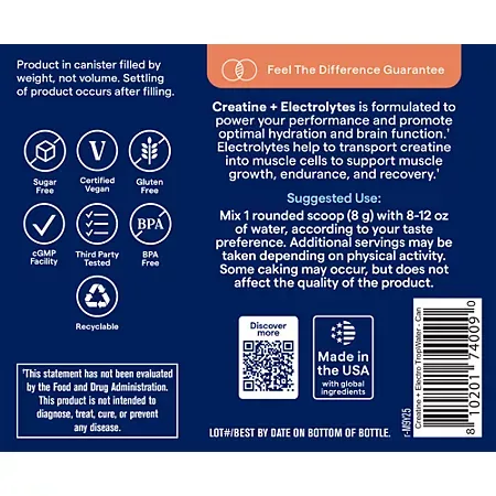 Creatine + Electrolytes Powder - Tropical Watermelon (30 Servings) 2 Creatine + Electrolytes Powder - Tropical Watermelon (30 Servings)