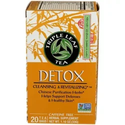 Detox Cleansing & Revitalizing Herbal Tea - Caffeine-Free (20 Tea Bags)