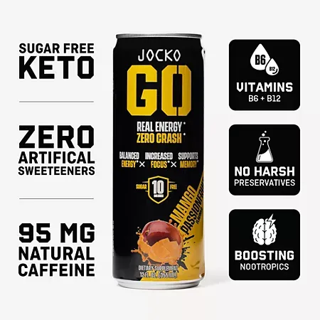 Discipline GO Energy Drink – Physical & Cognitive Support – Mango Passionfruit 5 Discipline GO Energy Drink – Physical & Cognitive Support – Mango Passionfruit