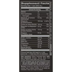 Discipline GO Energy Drink – Physical & Cognitive Support – Nitro Pop