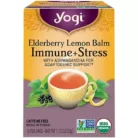 Elderberry Lemon Balm Immune & Stress Support Tea - Caffeine Free (16 Tea Bags)