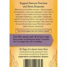 Elderberry Lemon Balm Immune & Stress Support Tea - Caffeine Free (16 Tea Bags)