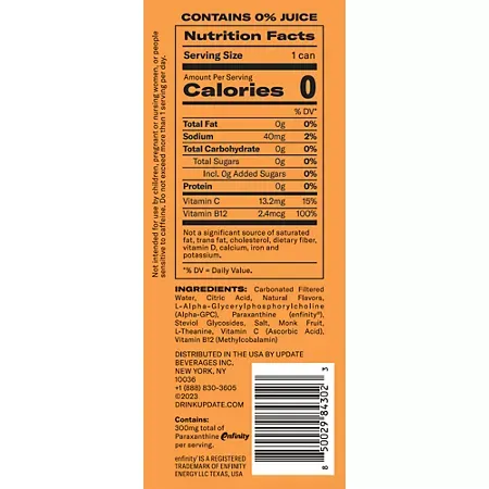 Energy Drink - Mandarin 2 Energy Drink - Mandarin