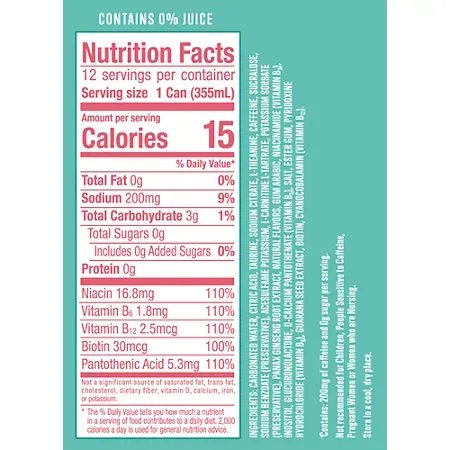 Energy Drink - Strawberry Sunrise 2 Energy Drink - Strawberry Sunrise