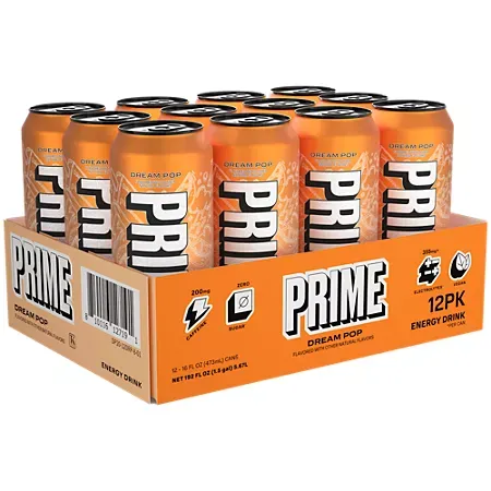 Energy Drink with 200 mg. of Caffeine and 300 mg. of Electrolytes - Dream Pop 3 Energy Drink with 200 mg. of Caffeine and 300 mg. of Electrolytes - Dream Pop 3