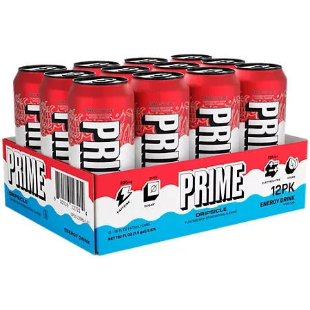 Energy Drink with 200 mg. of Caffeine and 300 mg. of Electrolytes - Dripsicle 3 Energy Drink with 200 mg. of Caffeine and 300 mg. of Electrolytes - Dripsicle