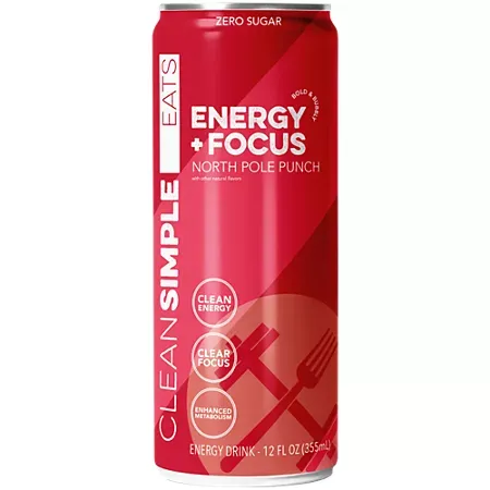 Energy + Focus Drink - Zero Sugar - North Pole Punch Energy + Focus Drink - Zero Sugar - North Pole Punch
