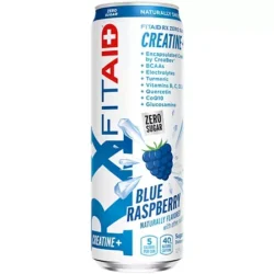 FitAid RX Zero Creatine+ - Zero Sugar Creatine Recovery Blend - Blue Raspberry