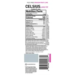 Fizz-Free Energy Drink - Sugar Free - Dragon Fruit Lime