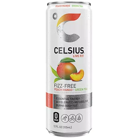 Fizz-Free Energy Drink - Sugar Free - Peach Mango & Green Tea Fizz-Free Energy Drink - Sugar Free - Peach Mango & Green Tea