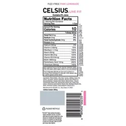Celsius Live Fit Sparkling Energy Drink - No Sugar - Cherry Cola