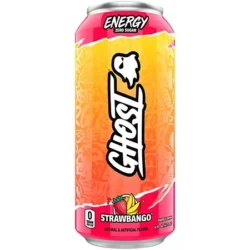 GHOST Energy Drink - Zero Sugar - Strawbango