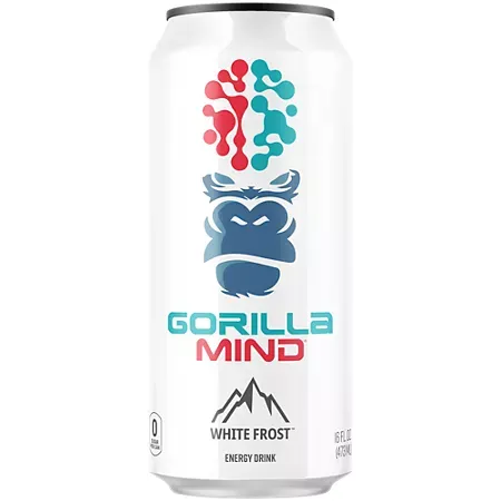 Gorilla Mind Energy Drink – Arctic White Gorilla Mind Energy Drink – Arctic White