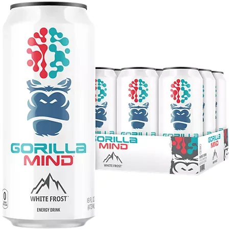 Gorilla Mind Energy Drink – Arctic White 2 Gorilla Mind Energy Drink – Arctic White