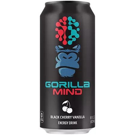 Gorilla Mind Energy Drink – Black Cherry Vanilla Gorilla Mind Energy Drink – Black Cherry Vanilla