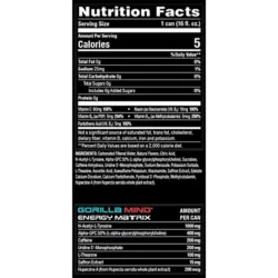 Gorilla Mind Energy Drink – Black Cherry Vanilla 2 Gorilla Mind Energy Drink – Black Cherry Vanilla