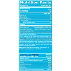 Gorilla Mind Energy Drink – Blue Raspberry