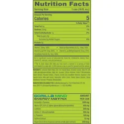 Gorilla Mind Energy Drink – Citrus Rain