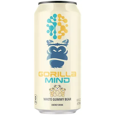 Gorilla Mind Energy Drink – White Gummy Bear Gorilla Mind Energy Drink – White Gummy Bear