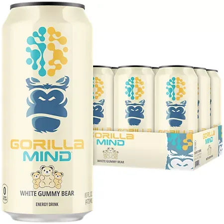 Gorilla Mind Energy Drink – White Gummy Bear 3 Gorilla Mind Energy Drink – White Gummy Bear