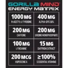Gorilla Mind Energy Shot – Black Cherry Vanilla