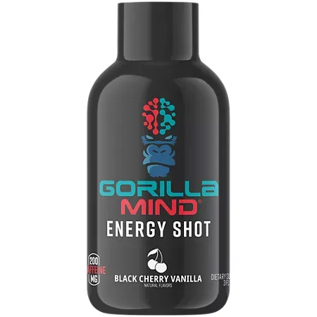 Gorilla Mind Energy Shot – Black Cherry Vanilla 5 Gorilla Mind Energy Shot – Black Cherry Vanilla