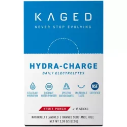 Hydra-Charge Daily Electrolytes Stick Packs - Fruit Punch (15 Single Serving Packets)