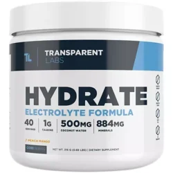Hydrate – Electrolyte Formula – Peach Mango (0.69 Lbs./ 40 Servings)