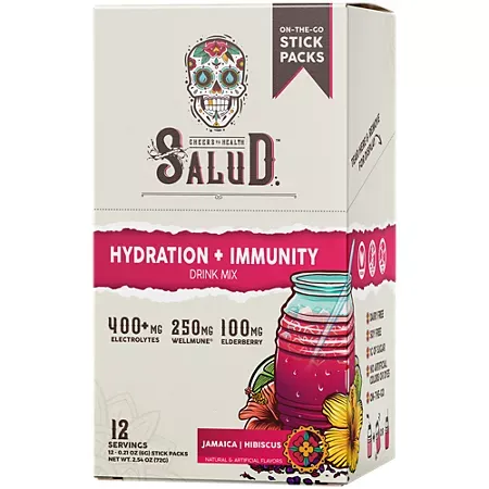 Hydration + Immunity Drink Mix - 400 MG Electrolytes - Hibiscus (12 Stick Packs) Hydration + Immunity Drink Mix - 400 MG Electrolytes - Hibiscus (12 Stick Packs)