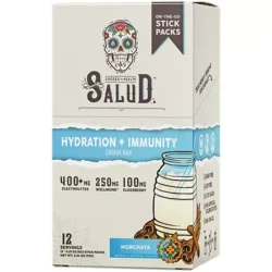 Hydration + Immunity Drink Mix - 400 MG Electrolytes - Horchata (12 Stick Packs)
