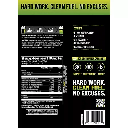 Jocko Hydrate Drink Mix – Lemon Lime (16 Packets) 1 Jocko Hydrate Drink Mix – Lemon Lime (16 Packets)