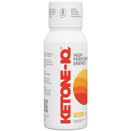 Ketone-IQ - High Performance Energy - 100 MG Natural Caffeine - Peach Ketone-IQ - High Performance Energy - 100 MG Natural Caffeine - Peach