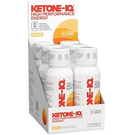Ketone-IQ - High Performance Energy - 100 MG Natural Caffeine - Peach 3 Ketone-IQ - High Performance Energy - 100 MG Natural Caffeine - Peach 3