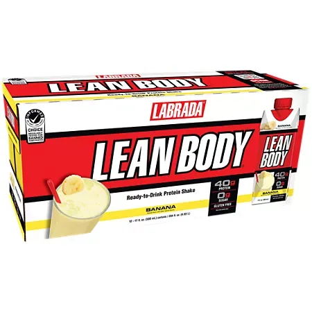 Lean Body Protein Shake - 40g Protein - Banana 1 Lean Body Protein Shake - 40g Protein - Banana (17 Fl Oz. / 12 Drinks)